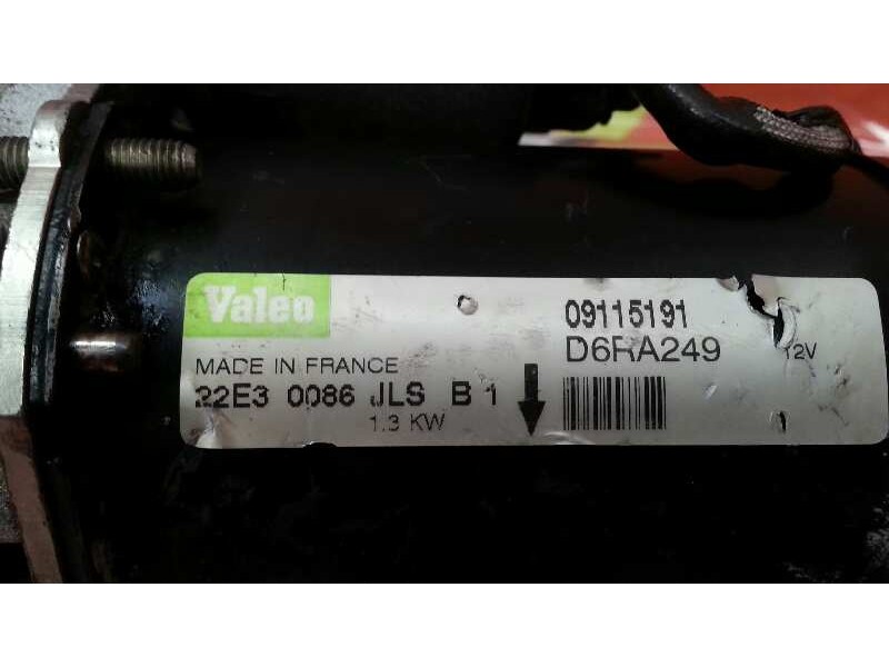 Recambio de motor arranque para opel astra g berlina 1.6 16v referencia OEM IAM D6RA249  