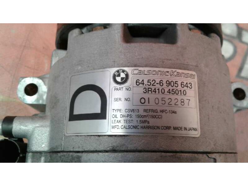 Recambio de compresor aire acondicionado para bmw serie 3 berlina (e46) 320d referencia OEM IAM 64526905643 64526905643 64526905