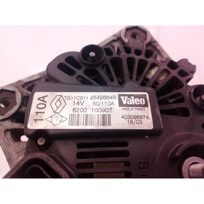 Recambio de alternador para renault megane ii berlina 5p confort authentique referencia OEM IAM 8200100907 8200100907 2542664