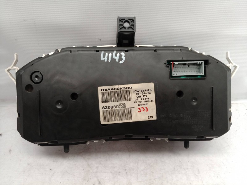 Recambio de cuadro instrumentos para renault megane ii berlina 5p confort authentique referencia OEM IAM 8200306538 8200306538 8