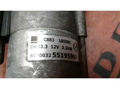 Recambio de motor arranque para fiat ducato caja cerrada 33 (06.2006 =>) 2.3 jtd cat referencia OEM IAM 55195967   2