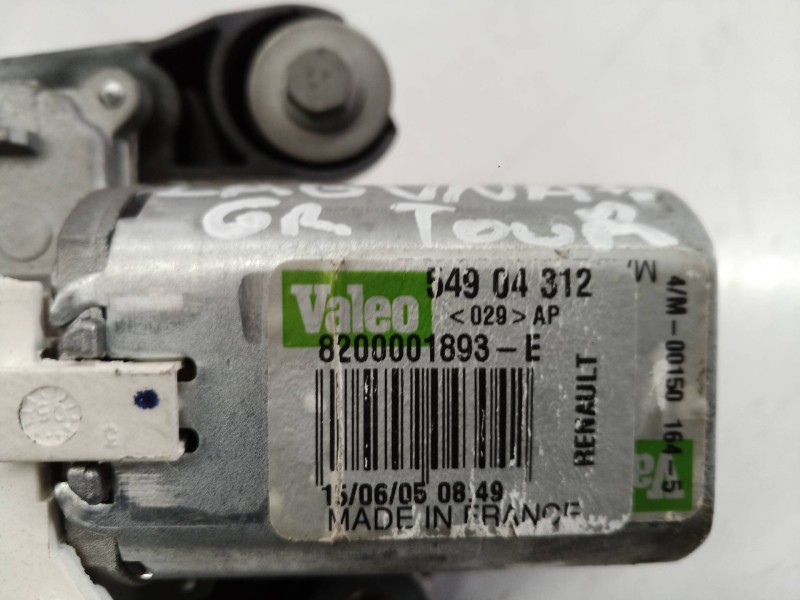 Recambio de motor limpia trasero para renault laguna ii grandtour (kg0) referencia OEM IAM 8200001893E 8200001893 8200001893