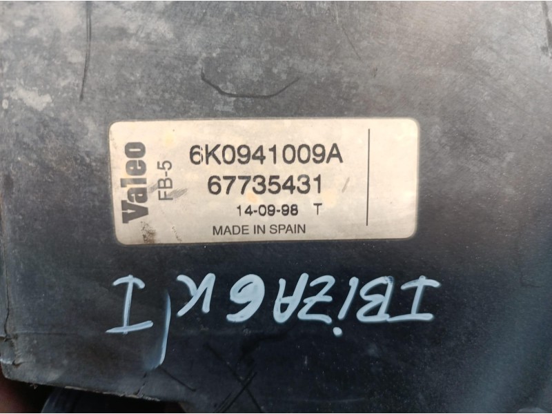 Recambio de faro izquierdo para seat ibiza (6k) 1.4 referencia OEM IAM 6K0941009A 6K0941009A 67735431