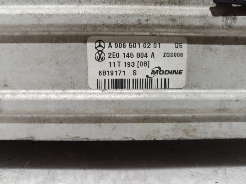 Recambio de intercooler para volkswagen crafter caja cerrada 2.0 tdi referencia OEM IAM 2E0145804A 2E0145804A 2E0145804A