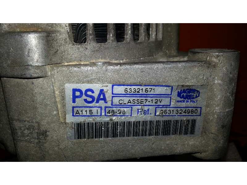 Recambio de alternador para citroën xsara berlina 1.4 referencia OEM IAM 63321671 63321671 9631324980