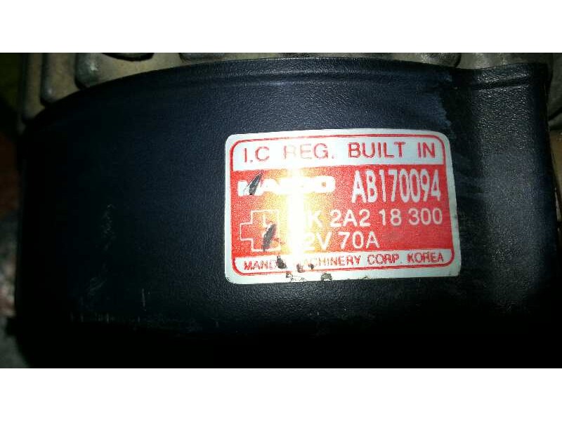 Recambio de alternador para kia shuma 1.5 cat referencia OEM IAM AB170094 AB170094 AB170094 Recambio de alternador para kia shuma 1.5 cat referencia OEM IAM AB170094 AB170094 AB170094
