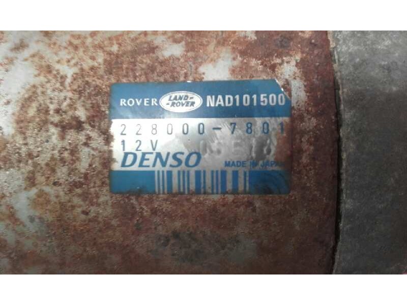 Recambio de motor arranque para mg serie 75 (rj) referencia OEM IAM 2280007801 NAD101500 