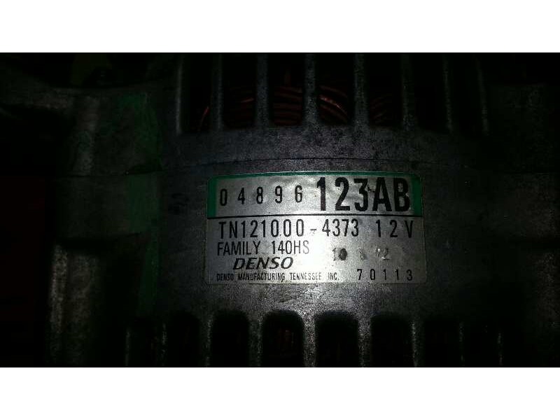 Recambio de alternador para chrysler 300 m (lr) 2.7 cat referencia OEM IAM 04986123AB TN121000 TN1210004373