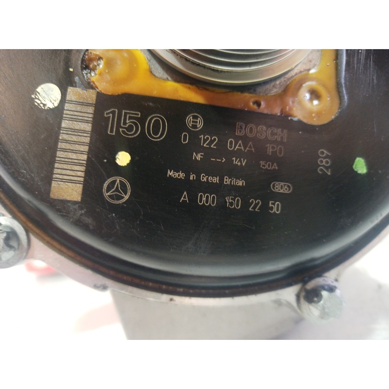 Recambio de alternador para mercedes-benz clase m (w163) 400 cdi (163.128) referencia OEM IAM A0001502250 A0001502250 A000150225