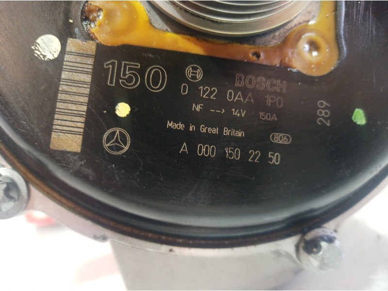 Recambio de alternador para mercedes-benz clase m (w163) 400 cdi (163.128) referencia OEM IAM A0001502250 A0001502250 A000150225
