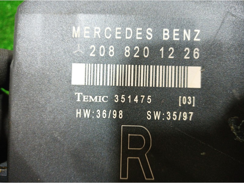 Recambio de centralita cierre para mercedes-benz clase clk (w208) coupe 200 (208.335) referencia OEM IAM 2088201226 2088201226 2