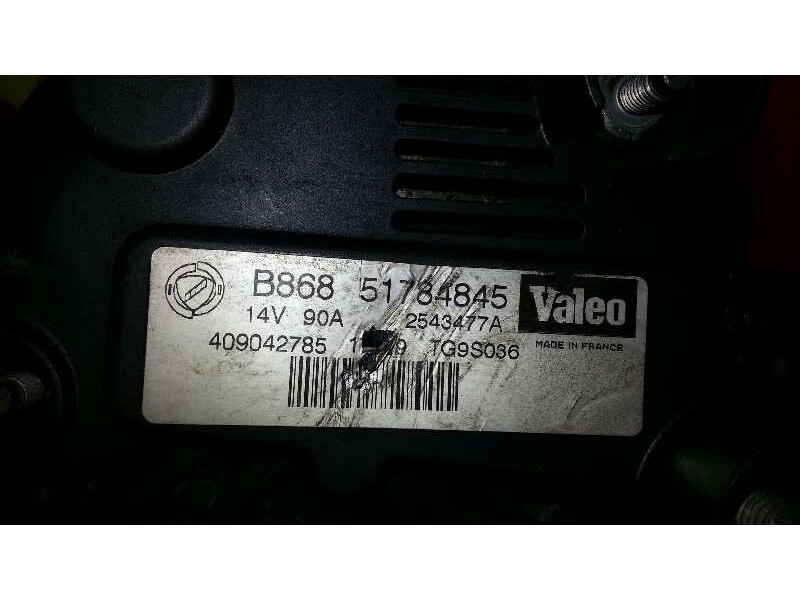 Recambio de alternador para fiat qubo (300) 1.3 16v jtd cat referencia OEM IAM 51784845 51784845 51784845