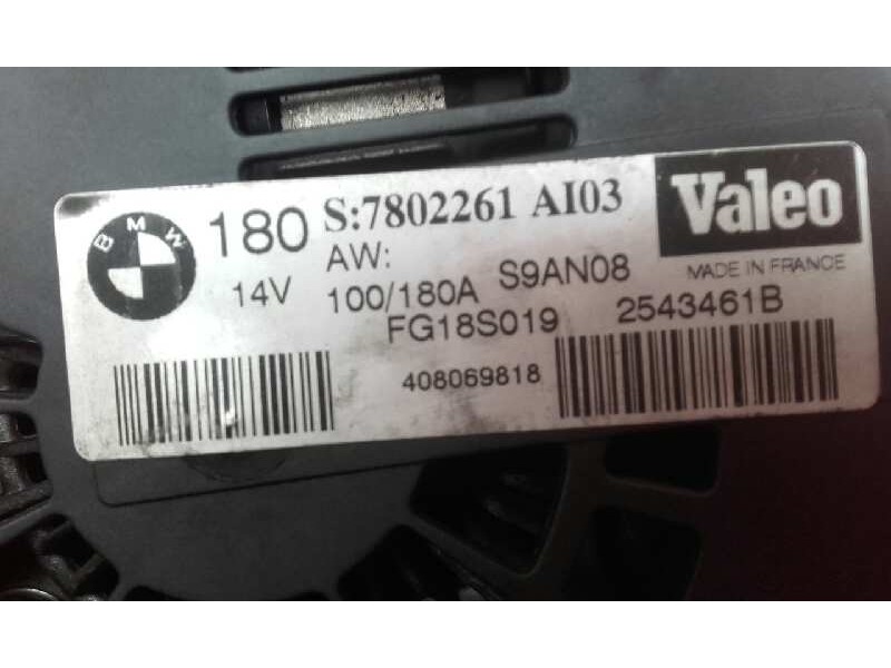 Recambio de alternador para bmw serie 3 berlina (e90) 320d xdrive referencia OEM IAM 2543461B FG18S019 2543461B