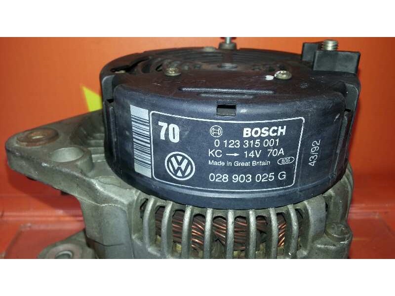Recambio de alternador para volkswagen golf iii berlina (1h1) 2.0 referencia OEM IAM 0123315001  