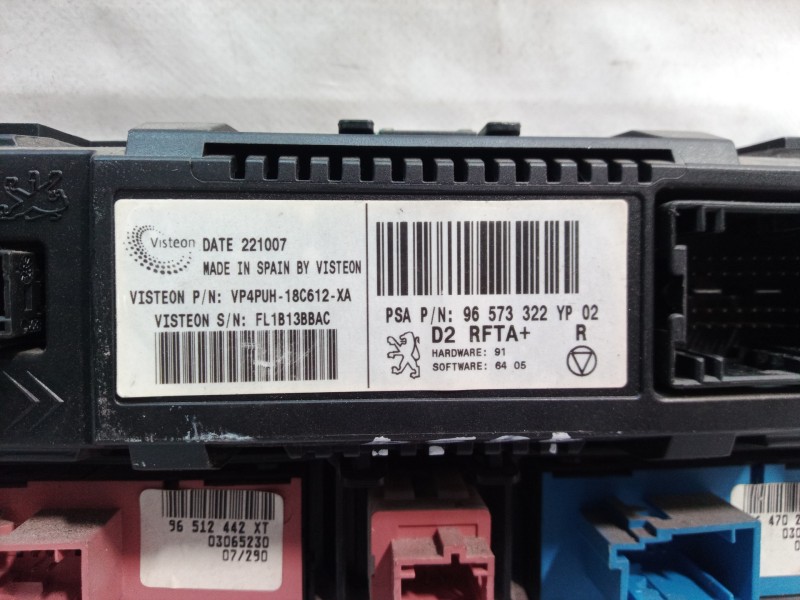 Recambio de mando climatizador para peugeot 407 sport referencia OEM IAM 96573322 96573322 96573322