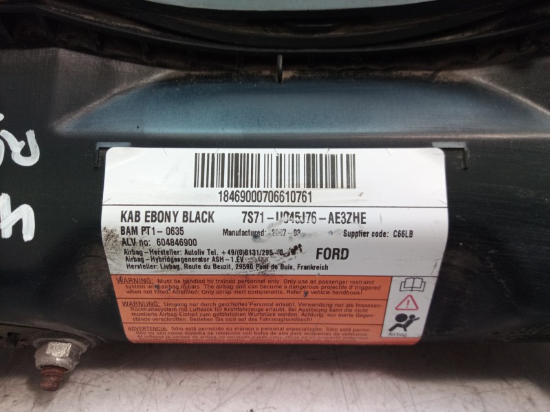 Recambio de airbag rodilla para ford mondeo ber. (ca2) limited edition referencia OEM IAM 604846900  