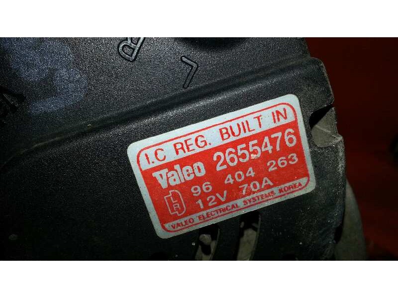 Recambio de alternador para daewoo kalos 1.2 cat referencia OEM IAM 96404263 96404263 96404263