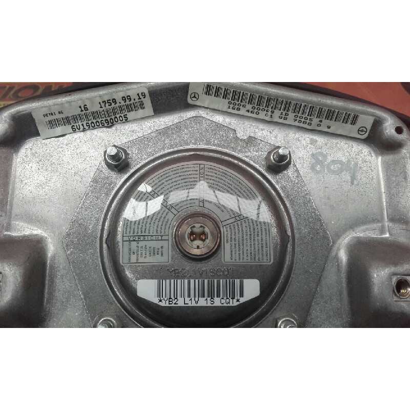 Recambio de airbag volante para mercedes-benz clase a (w168) 1.6 cat referencia OEM IAM 16846001987D8809 6V1900690005 1617599919