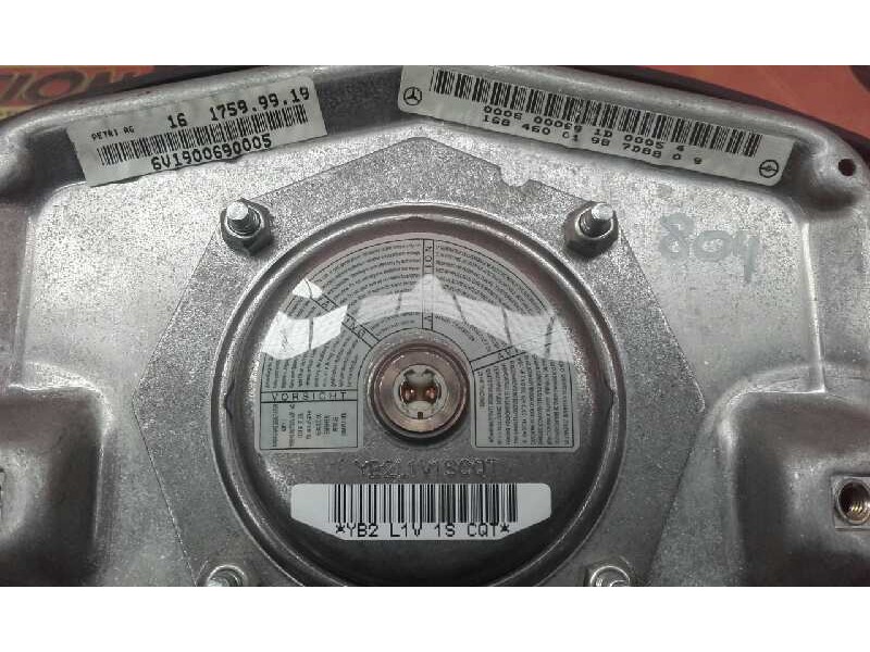 Recambio de airbag volante para mercedes-benz clase a (w168) 1.6 cat referencia OEM IAM 16846001987D8809 6V1900690005 1617599919