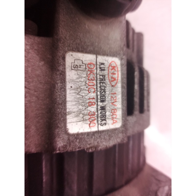 Recambio de alternador para kia shuma ii 1.6 ls 4 berlina referencia OEM IAM OK30C18300 OK30C18300 OK30C18300