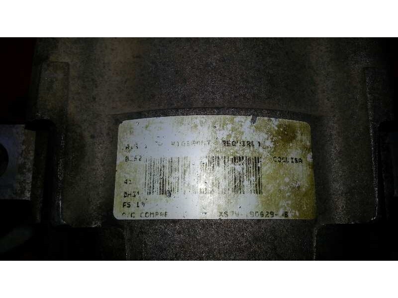 Recambio de compresor aire acondicionado para ford transit mod.2000 caja abierta 2.0 tde cat referencia OEM IAM XS7H19D629AB  