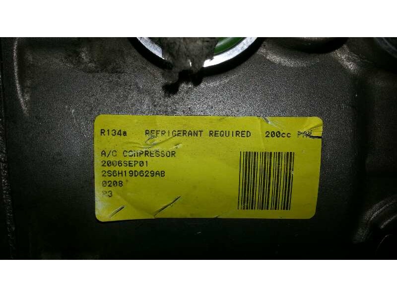 Recambio de compresor aire acondicionado para ford fiesta (cbk) 1.3 cat referencia OEM IAM 2S6H19D629AB  