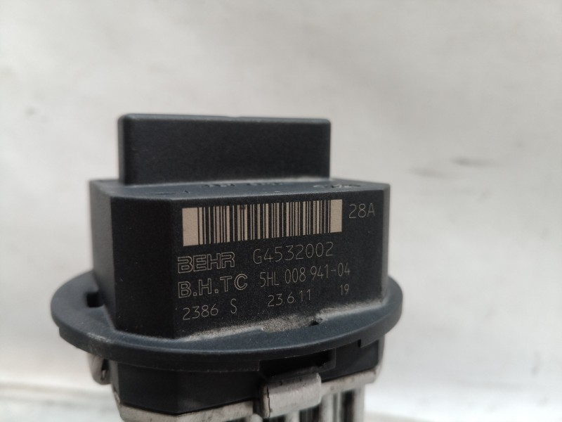 Recambio de resistencia calefaccion para volkswagen crafter caja cerrada 2.0 tdi referencia OEM IAM 5HL00894104 5HL00894104 G453