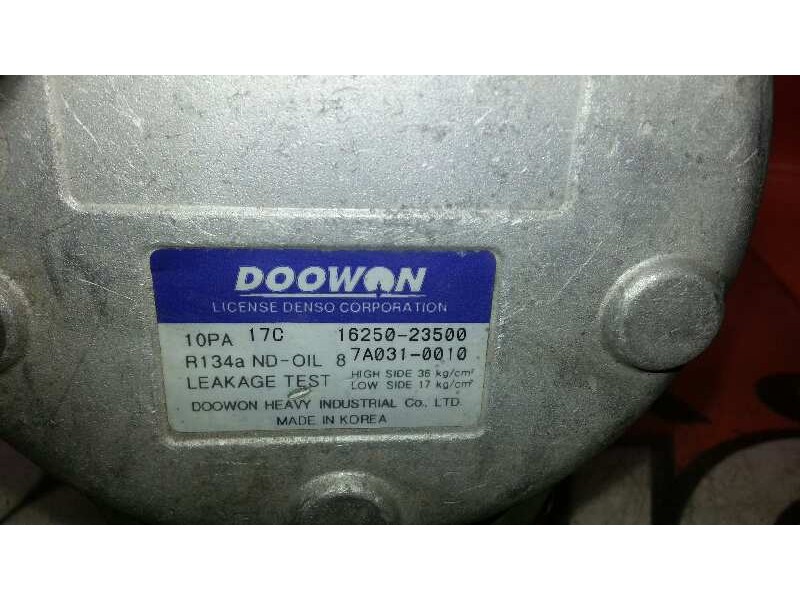 Recambio de compresor aire acondicionado para kia sorento 2.5 crdi cat referencia OEM IAM 1625023500 1625023500 1625023500