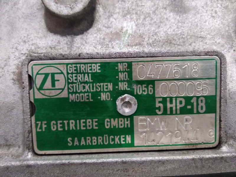 Recambio de caja cambios para bmw serie 3 berlina (e36) 323i referencia OEM IAM 14219449 14219449 0477618