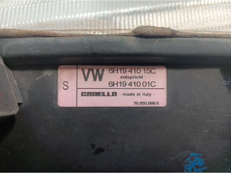 Recambio de faro izquierdo para seat arosa (6h1) stella referencia OEM IAM 6H1941015 6H1941015 6H1941015