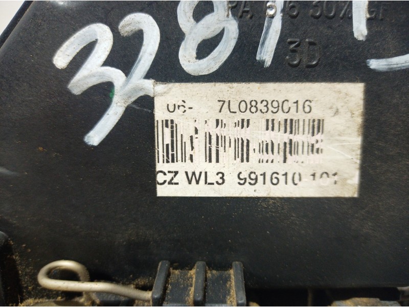 Recambio de cerradura puerta delantera derecha para volkswagen touareg (7la) tdi r5 referencia OEM IAM 7L0839016 7L0839016 7L083