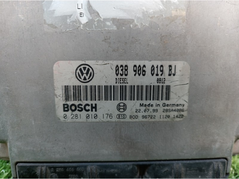 Recambio de centralita motor uce para volkswagen passat berlina (3b2) 1.9 tdi referencia OEM IAM 038906019BJ 038906019BJ 0281010