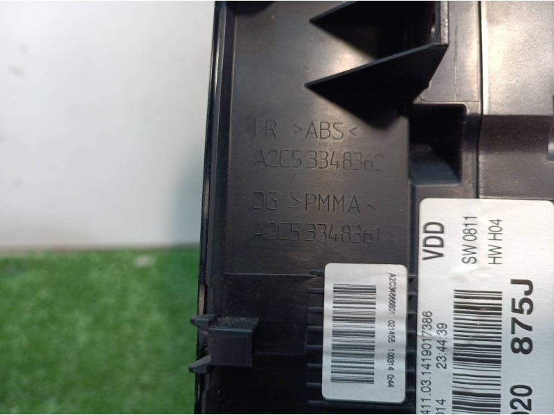 Recambio de cuadro instrumentos para volkswagen touareg (7la) tdi r5 referencia OEM IAM 1T0920875J 1T0920875J A2C53219792