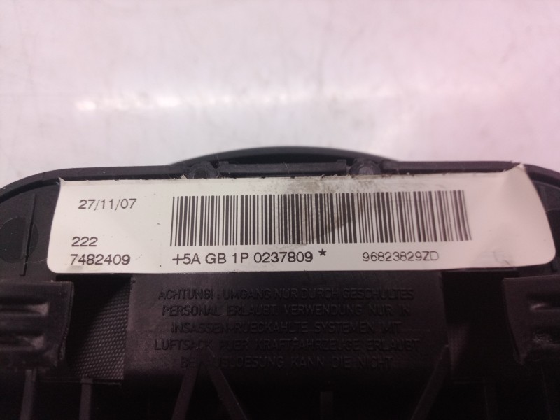 Recambio de airbag volante para citroën c4 berlina vtr plus referencia OEM IAM 96823829ZD 96823829 96823829