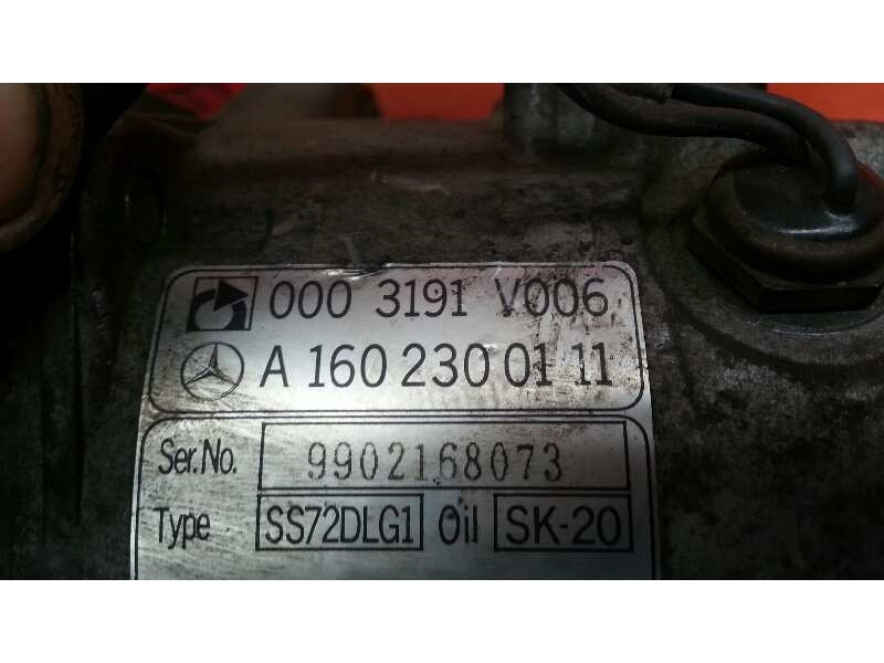 Recambio de compresor aire acondicionado para smart coupe 0.6 turbo cat referencia OEM IAM 0003191V006   Recambio de compresor aire acondicionado para smart coupe 0.6 turbo cat referencia OEM IAM 0003191V006