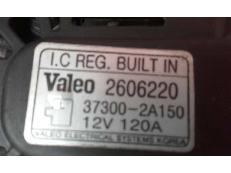 Recambio de alternador para kia soul burner referencia OEM IAM 373002A150 2606220 12V 120A