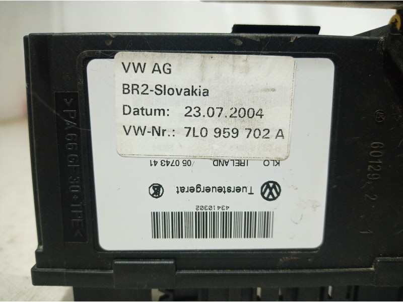 Recambio de motor elevalunas delantero derecho para volkswagen touareg (7la) tdi r5 referencia OEM IAM 7L0959702A 7L0959702A 7L0