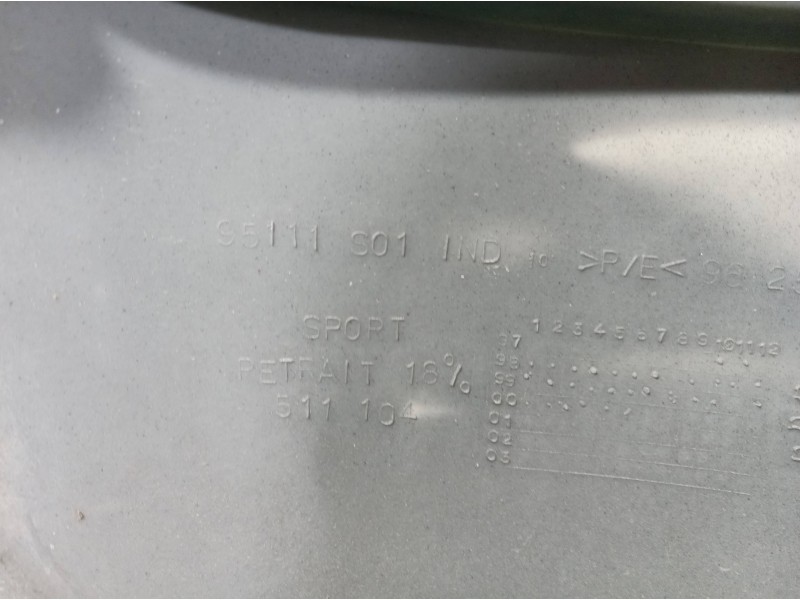 Recambio de paragolpes trasero para peugeot 206 berlina gti referencia OEM IAM 3PUERTAS 3 PUERTAS 3 PUERTAS