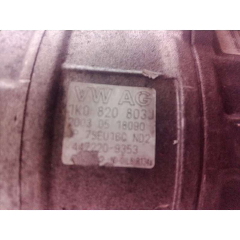 Recambio de compresor aire acondicionado para audi a3 (8p) 1.9 tdi ambiente referencia OEM IAM 1K0820803J 1K0820803 4472209353