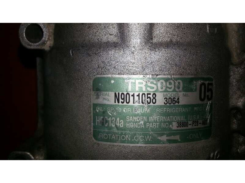 Recambio de compresor aire acondicionado para honda civic berlina .5 (ma/mb) 1.5 referencia OEM IAM 38800P28A02  