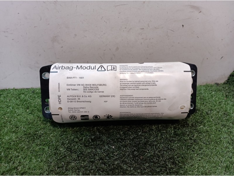 Recambio de airbag delantero derecho para volkswagen tiguan (5n1) 2.0 tdi referencia OEM IAM 671ASP 671ASP 1Q0880204