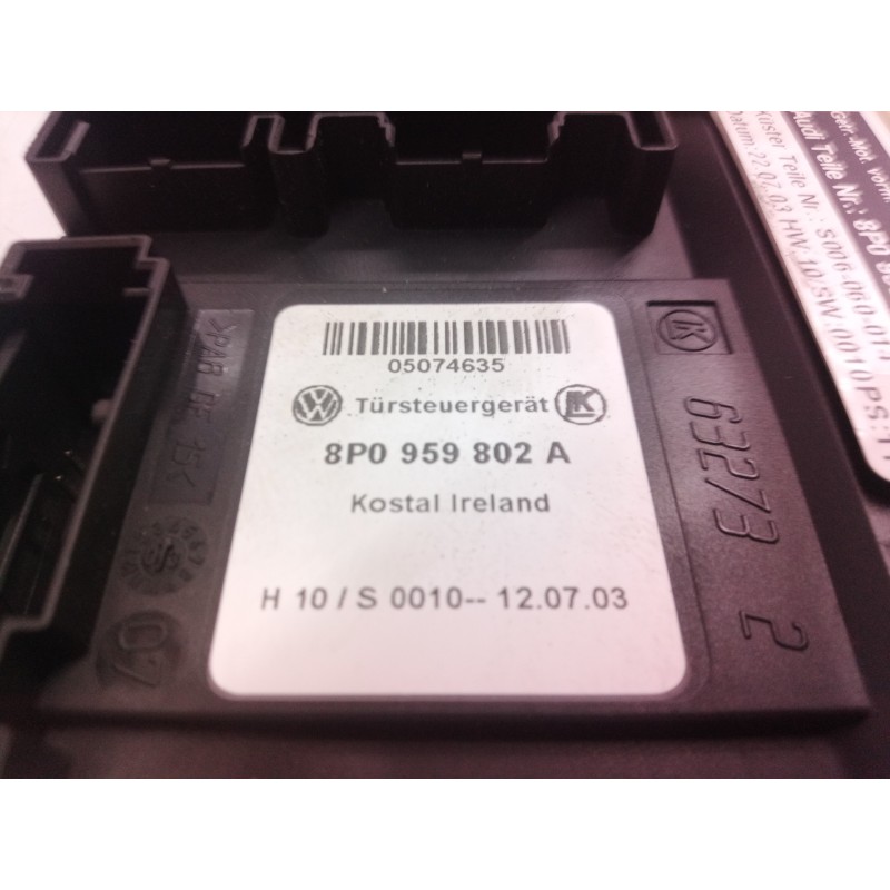 Recambio de motor elevalunas delantero derecho para audi a3 (8p) 1.9 tdi ambiente referencia OEM IAM 8P0959802A 8P0959802 8P0959