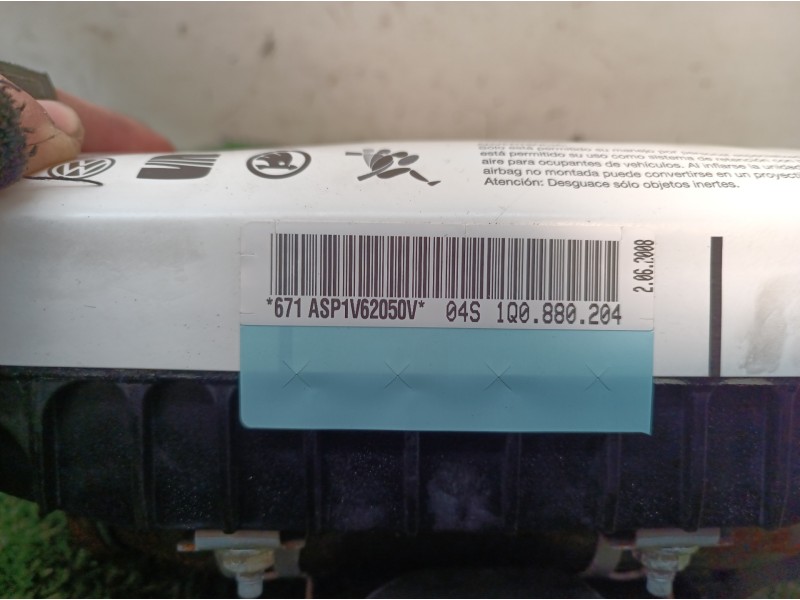 Recambio de airbag delantero derecho para volkswagen tiguan (5n1) 2.0 tdi referencia OEM IAM 671ASP 671ASP 1Q0880204
