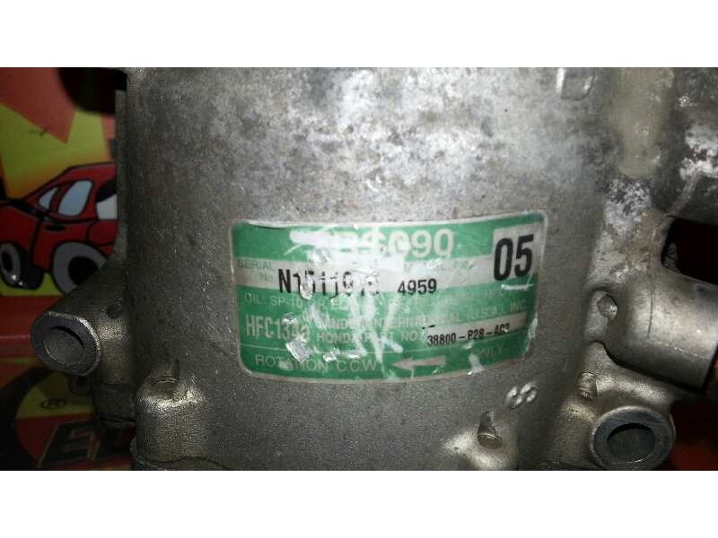 Recambio de compresor aire acondicionado para honda civic berlina .5 (ma/mb) 1.5 referencia OEM IAM 38800P28A02  