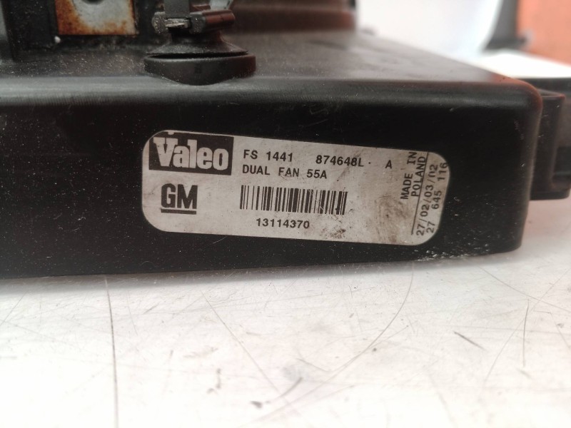 Recambio de electroventilador para opel vectra c caravan 2.2 16v dti cat (y 22 dtr / l50) referencia OEM IAM 13114371 13114371 1