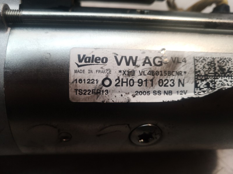 Recambio de motor arranque para volkswagen crafter caja cerrada 2.0 tdi referencia OEM IAM 2H0911023N 2H0911023N 2H0911023