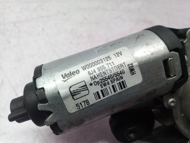 Recambio de motor limpia trasero para seat ibiza (6j5) referencia OEM IAM 6J4955711 6J4955711 6J4955711