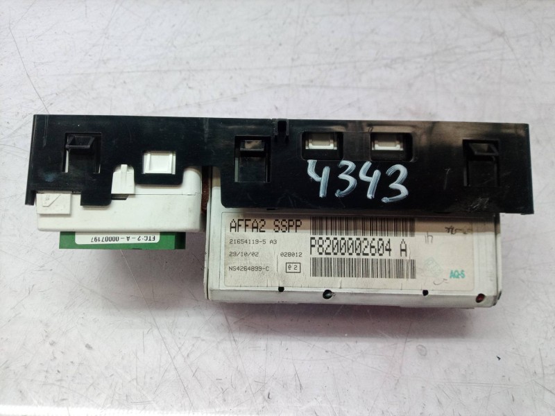 Recambio de pantalla multifuncion para renault laguna ii (bg0) authentique referencia OEM IAM P8200002604 P8200002604 P820000260