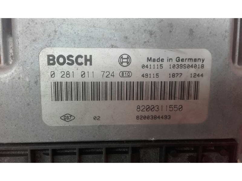 Recambio de centralita motor uce para renault espace iv (jk0) grand espace expression referencia OEM IAM 8200311550  