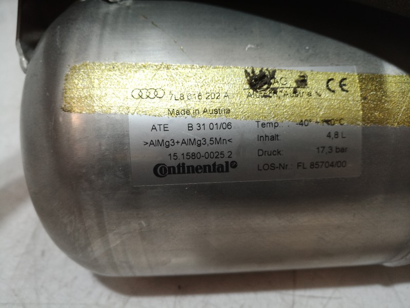 Recambio de acumulador central amortiguacion para audi q7 (4l) 4l/xbunq1 referencia OEM IAM 7L8616202A 7L8616202A 7L8616202